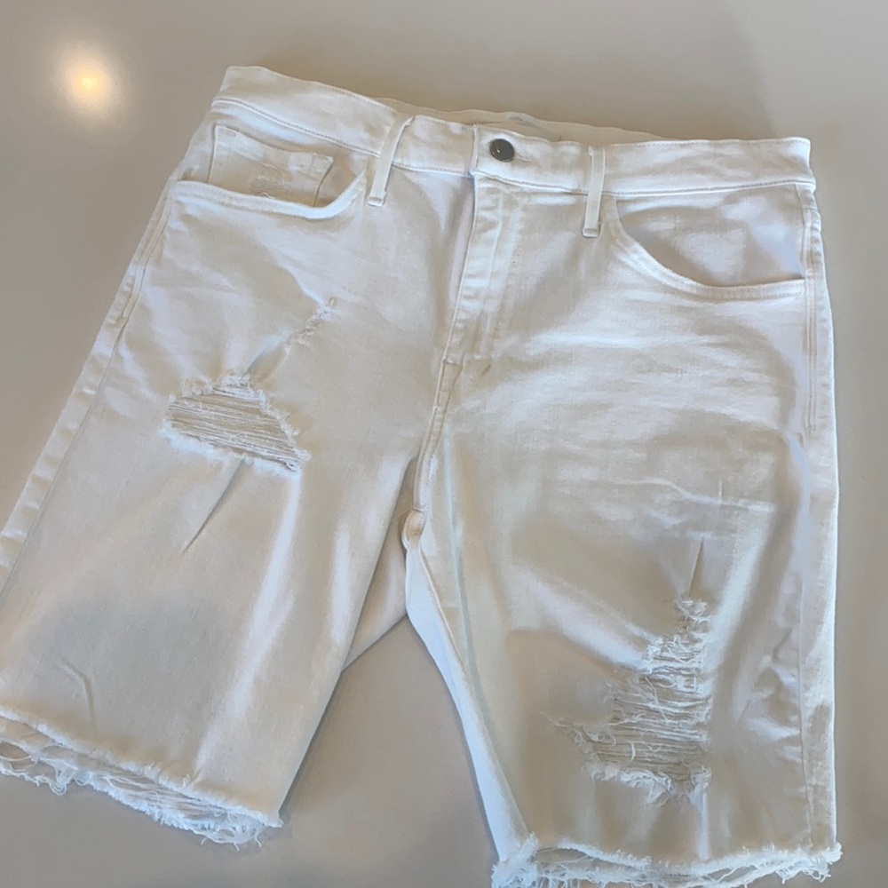 Men’s Joe’s Jeans Slim fit Denim Bermuda sz 32 White